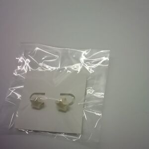Lorena Espinoza Design Cream Earrings